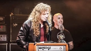Megadeth - Dave Mustaine - Metal Hammer Golden Gods 2015