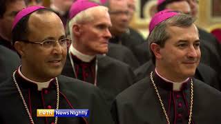 Pope Francis meeting with new Bishops-ENN 2017-09-14