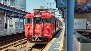 【右側車窓】日豊本線普通(ﾜﾝﾏﾝ)宮崎空港行6533M 宮崎〜南宮崎