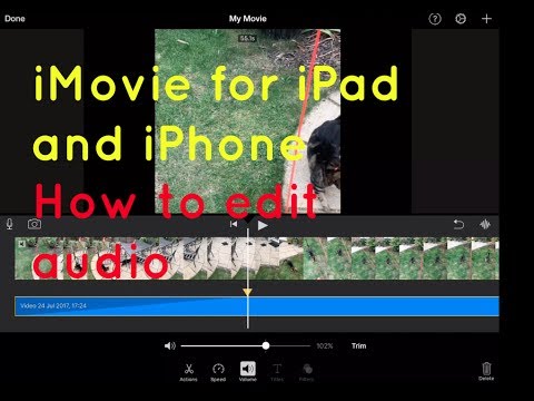 Sound & volume editing - iMovie for iPad and iPhone Sound & volume editing - iMovie for iPad and iPhone