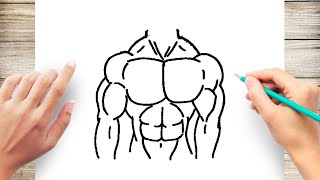 How to Draw Muscles Step by Step