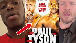 KSI & UFC Fighters REACT To JAKE PAUL Vs MIKE TYSON BOXING MATCH