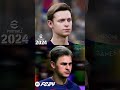 EA FC 24 vs eFootball 2024 - FC Barcelona Player Faces Comparison #shorts #lewandowski #joaofelix