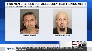 VIDEO: Discovery of meth, gun during traffic stop leads to 2 Berkeley County arrests