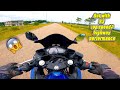 Yamaha R3 in open road || 153 kmph + || Phattepur Ride