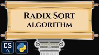 Radix Sort Algorithm Visualization | Step by Step Python Code Animation