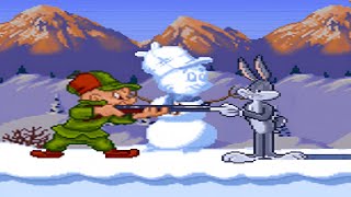 Bugs Bunny Rabbit Rampage All Bosses (No Damage With Ending) SNES