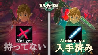 If go to the Final Boss without the Master Sword...?: Movie comparison - Zelda Tears of the Kingdom