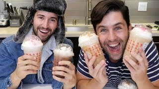 TRYING EVERY HOLIDAY DRINK FROM STARBUCKS with JEFF WITTEK!