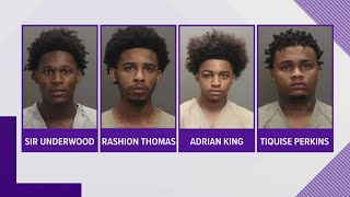 4 charged with aggravated robbery after attempted car break-in in east Columbus