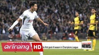 Tottenham's Son Heung-min scores his first goal of season in UEFA Champions League