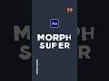 Morph Words Into Other Words Transition in After Effects #tutorial
