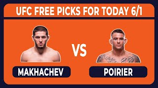Islam Makhachev vs  Dustin Poirier 6/1/2024 FREE UFC 302 Betting Tips, Picks and Predictions