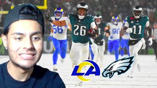 SAQUAN BARKLEY!! RAMS VS EAGLES NFC DIVISIONAL GAME REACTION!!