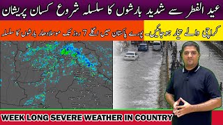 Pakistan Weather Forecast: Heavy Rains For Next 7 Days | Karachi Rains