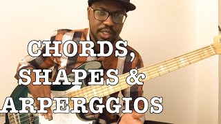 How to Play Bass Chords, Shapes and Apperggios|Music Theory for Bass Players PART 2|