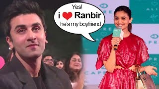 Alia Bhatt Finally Accepts Being In A Relationship With Bf Ranbir Kapoor In Front Of Media