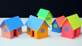 Paper house making-very easy way- best for school project work