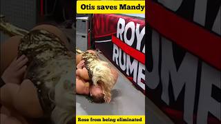 😘😜 Otis saves Mandy Rose from being eliminated 🫣#Short #wwe #trending