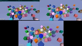 Cross-platform deterministic physics in Unity