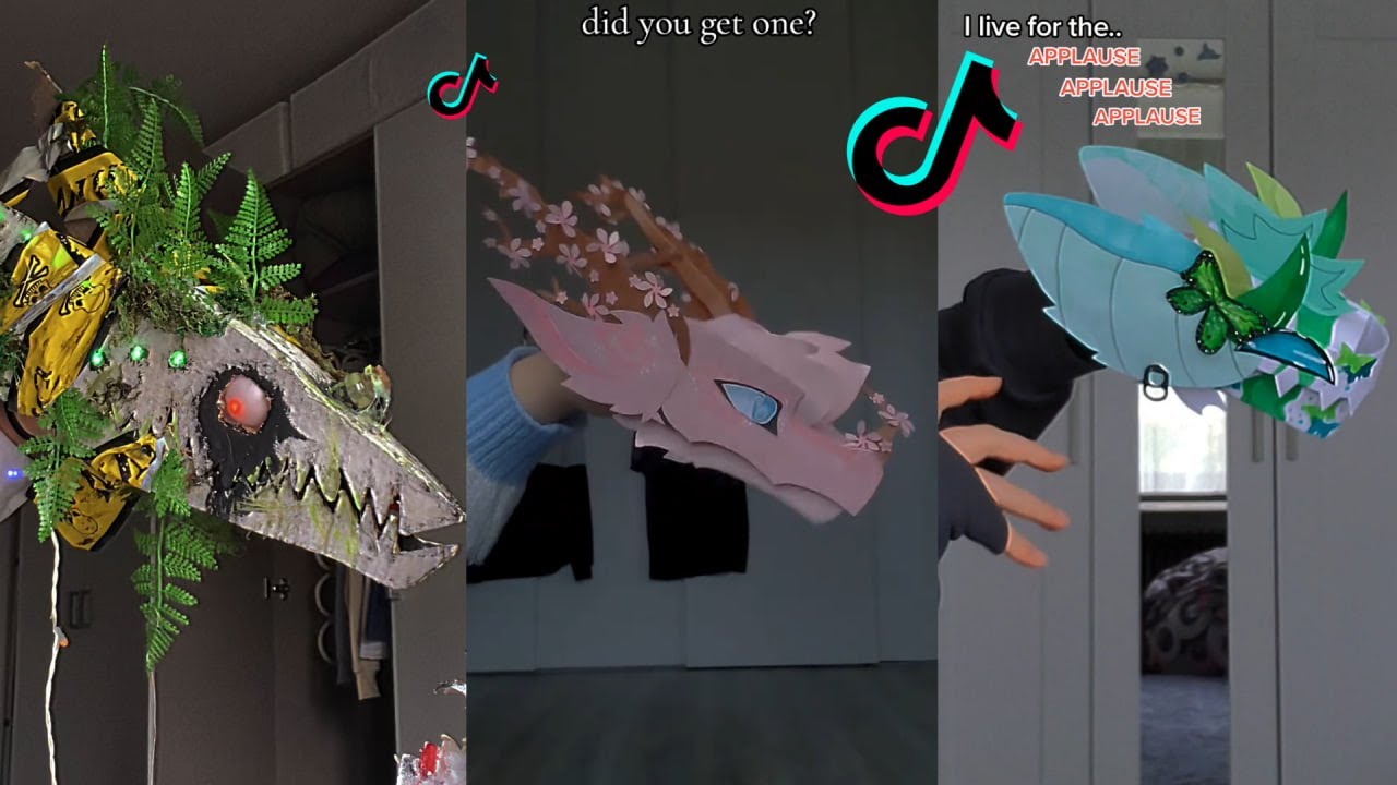 Dragon Puppet Crafts Paper Dragon Tiktok Compilation 385 Youtube