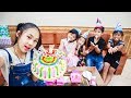 Kids Go To School | Day Birthday Of Chuns Children Make a Birthday Cake In Store With Friends