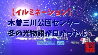 【イルミネーション】岐阜県木曽三川公園センター冬の光物語が良かったよ