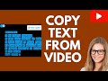 How to Copy Text from Any Video in 3 Easy Steps | VietTube 👍