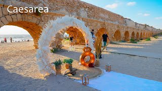 Old City of Caesarea: A Romantic Sunset Stroll