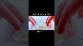 【slime ASMR】Cracking sound of gummy slime💘パキパキ グーミースライム