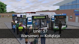 OMSI 2 | Jelcz M185M (CNG) Vectus | Line: 57 | Warszewo — Kołłątaja