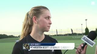 2018 Women's Soccer Championship: UCF Freshman Kristen Scott Interview