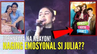 JULIA, EMOSYONAL NG KANTAHIN ANG THEMESONG NG MOVIE NG JOSHLIA NOON! + JOSHNELLA NA NGAYON!