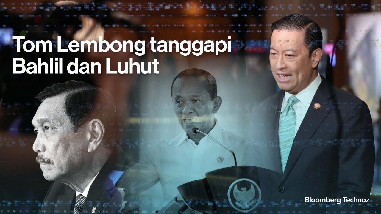 Tom Lembong Tanggapi Bahlil Dan Luhut - YouTube