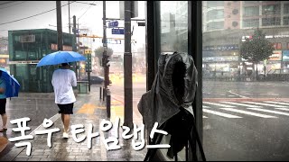 폭우중 촬영할 때 알아야할 꿀팁 5가지 [우중 타임랩스]