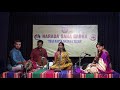 carnatic vocal vidhya raghavan isai natya nataka vizha 2017 narada gana sabha