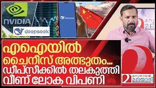 ചൈനീസ് ഡീപ്സീക്കിൽ വീണ് അമേരിക്കൻ വിപണി.. I Deepseek and world market