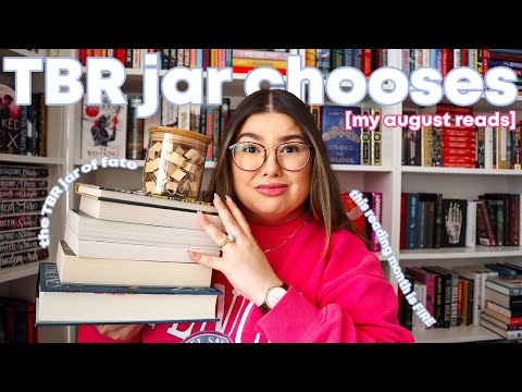 TBR Prompt Jar picks my August reading! Let's create a TBR cart for August together ️