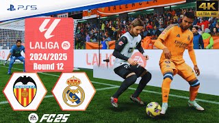 FC 25 - Valencia vs. Real Madrid | La Liga 24/25 | Full Match | PS5™[4K]