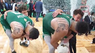 Jayson Tatum Cries Then His Son Shares The Emotional Moment Of Celtics 2024 NBA Finals Celebration!