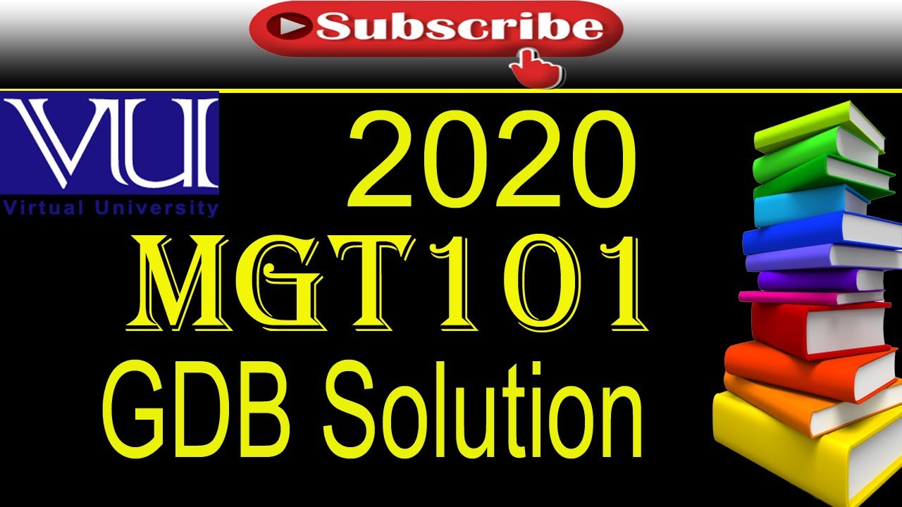 MGT101 Financial Accounting GDB Solution 2020 - YouTube