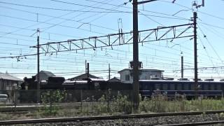 [FHD]JR東日本・高崎線：高崎～倉賀野駅間（高崎車両センター高崎支社近く）、EF60 19+SL\