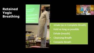 The Retained Breath | Shri N J Reddy | Yoga Prana Vidya