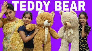 జానవి  గాయత్రి Teddy Bear కొంటే || comedy video || janavi teddy bear video || rider mallesh new vide