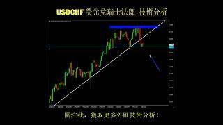 USDCHF 美元兑瑞士法郎信號預測\u0026交易分析 （2022/9/8）