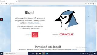 Download & Install BlueJ 4 Java Programming