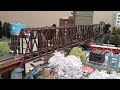 《n gauge model railroad》 相鉄旧6000系 アルミ試作車、冷房化新塗装8両編成がレイアウトを走ります✨ ^^