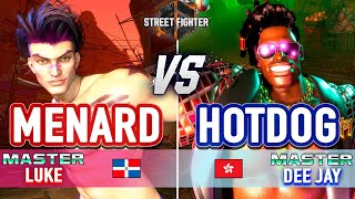 SF6 🔥 MenaRD (Luke) vs Hotdog (Dee Jay) 🔥 SF6 High Level Gameplay