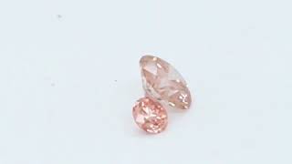 1.03ct Fancy Intense Pink Round Brilliant cut Lab Created Diamond