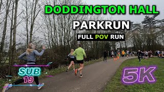 Doddington Hall Parkrun  FULL POV RUN 18/01/2025 #parkrun